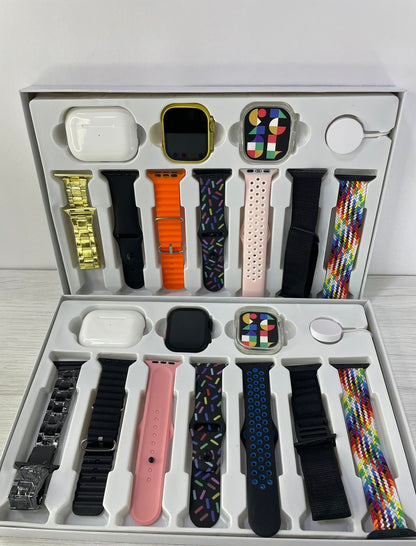 COMBO DE RELOJ Y AUDÍFONOS I12 ULTRA 2 BLACK DAYS